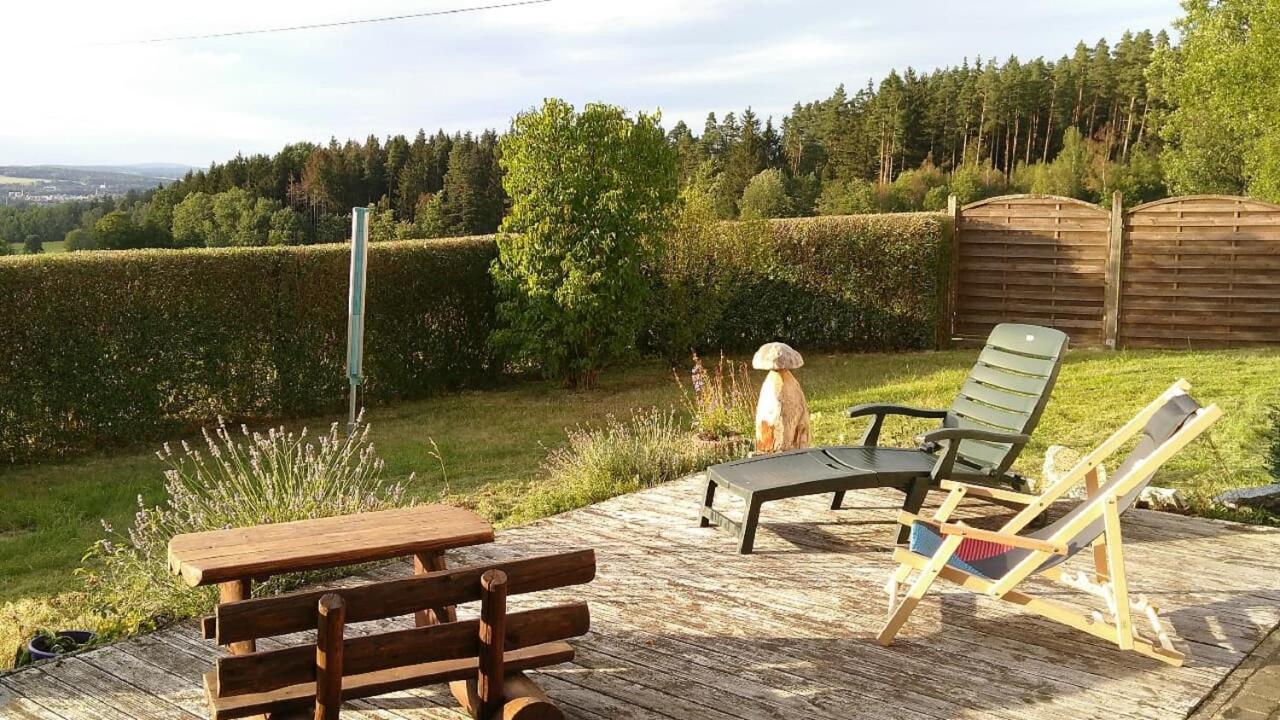 Ferienwohnung Steinwald Auslaeufer Mit Blick Auf Koesseine Waldershof المظهر الخارجي الصورة
